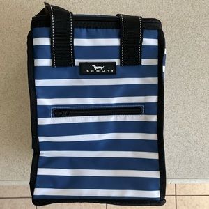 Scout soft cooler - blue and white stripes. Brand new with tags